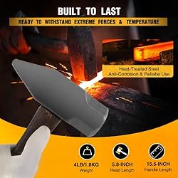 Blacksmith 4LB Handmade Forge Hammer for