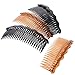 4 Pcs Plastic French Twist Comb Side Hair Combs with 24 Teeth Hair Comb Hair Clip Combs for Fine Hair