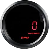 2inch 52mm Car Tachometer Tacho Gauge 0-9999 RPM Gauge Meter Kit | for SUV Vehicle Marine Automotive