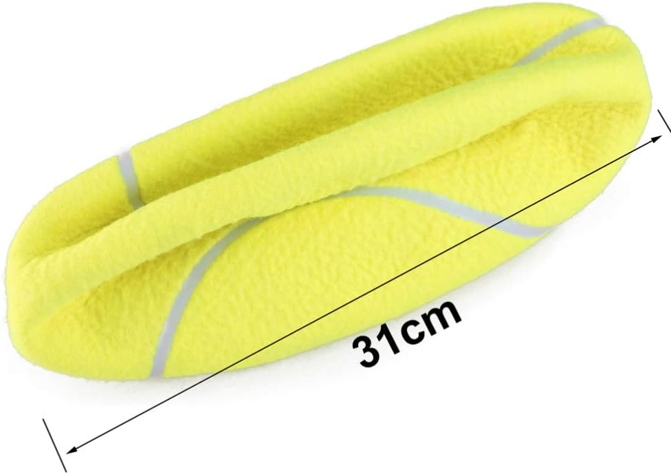 Tomaibaby 9.5 Inch Giant Tennis Ball with Air Needle for Large Dogs Outdoor Pet Toy Fetch and Training - Image 5