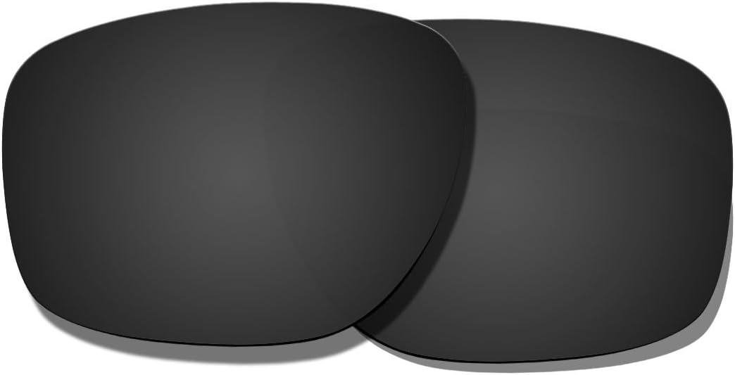 Black Polarized Replacement Lenses Compatible with Oakley Sliver Sunglasses