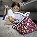 Peeramid Bookrest - Book Holder Stand for Hands Free Reading - Soft Pillow Design Holds Books, Tablets, E-Readers, Kindles & iPads – Use on The Bed, Couch, Floor, Desk, Table, Lap & More - Eggplant