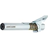 LockNLube Grease Gun Coupler XL - Universal Fit - Extra Reach for Recessed Grease Fittings