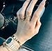 Z.RACLE 4mm Love Rings Women Screw Design Best Gifts Love Gold