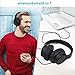 Bluetooth Headphones Over Ear,YAMAY Noise Cancelling Headphones Wireless Headset with Microphone,Hi-Fi Sound,3.5mm Audio Cable,20 Hours Playtime,Soft Earpads for Cell Phones PC Tablet TV (Black)