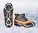 Uelfbaby Crampons Ice Snow Grips Traction Cleats System Safe Protect for Walking, Jogging, or Hiking on Snow and Ice