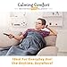 Calming Comfort Weighted Blanket by Sharper Image- A Heavy Blanket| 6 lbs, 41 in x 60 in, Grey