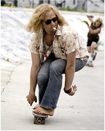 Heath Ledger 8 Inch X 10 Inch Photograph Skating Barefoot Jeans