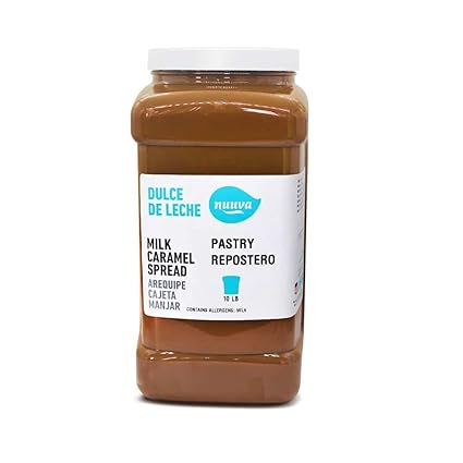 Nuuva Leche Caramelo Spread (Dulce de Leche) tarro de 10 libras: Amazon.com: Grocery \u0026 Gourmet Food