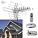 HDTV Amplified Antenna by Esky 2 TV Support Outdoor TV Antenna with 150 Mile Range Remote Controller