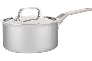 Meyer - ProClad 5-Ply Aluminum Core Stainless Steel Saucepan with Lid (2L/2.1qt)
