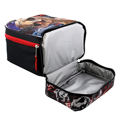 JURASSIC WORLD KINGDOM FALLEN Dual-Chamber Lead-Safe Insulated Lunch Tote Box Bag - //coolthings.us