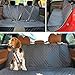 Henkelion Dog Seat Cover for Back Seat, Dog Car Seat Covers for Dogs Pets, Car Hammock for Dogs, Bench Rear Seat Cover for Dogs, Waterproof Protective Dog Seat Covers for Cars SUV Trucks - Grey