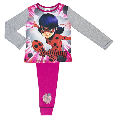 Cartoon Character Products Disney Girls Miraculous Ladybug Pyjamas - Age 4-10 - Lady Bug 7-8 Years/128 cm