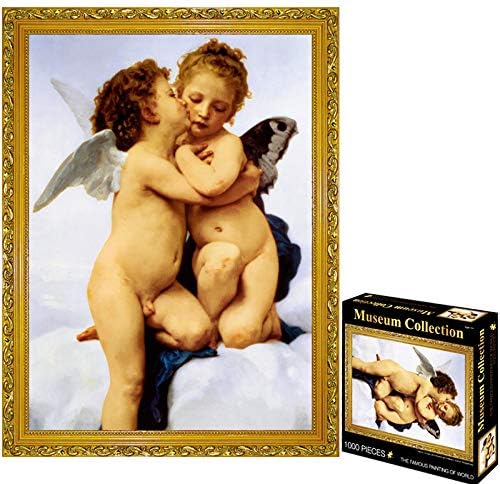 YoTelim Jigsaw Puzzles for Adults Kids 1000 Pieces, Challenge Yourself with Famous Art Puzzle (F Cupid and Psyche)