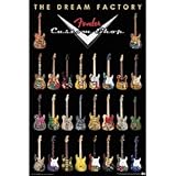 (24x36) Fender Guitars The Dream Factory Music Poster Print