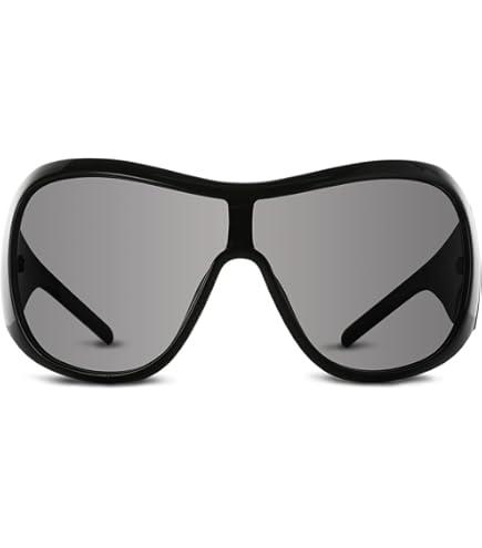 YOGFIT Trendy Oversized Sunglasses for Women Men Y2K Wrap  display picture 2