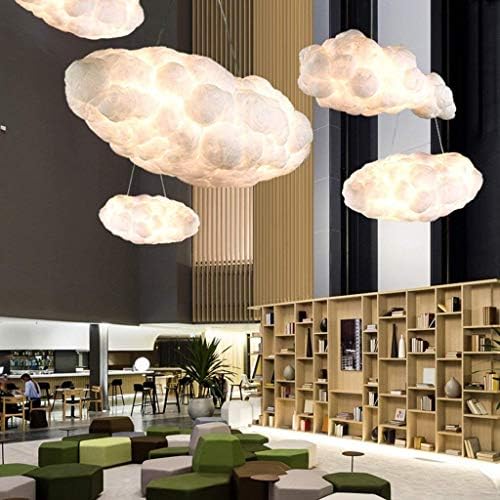 XQY Household Chandeliers, Cafe Bar Restaurant Decorated with Chandeliers, Exquisite Illumination Floating Cloud Droplight White Clouds Hanging Light Modern Cotton Pendant Lights Fixture Home Indoor