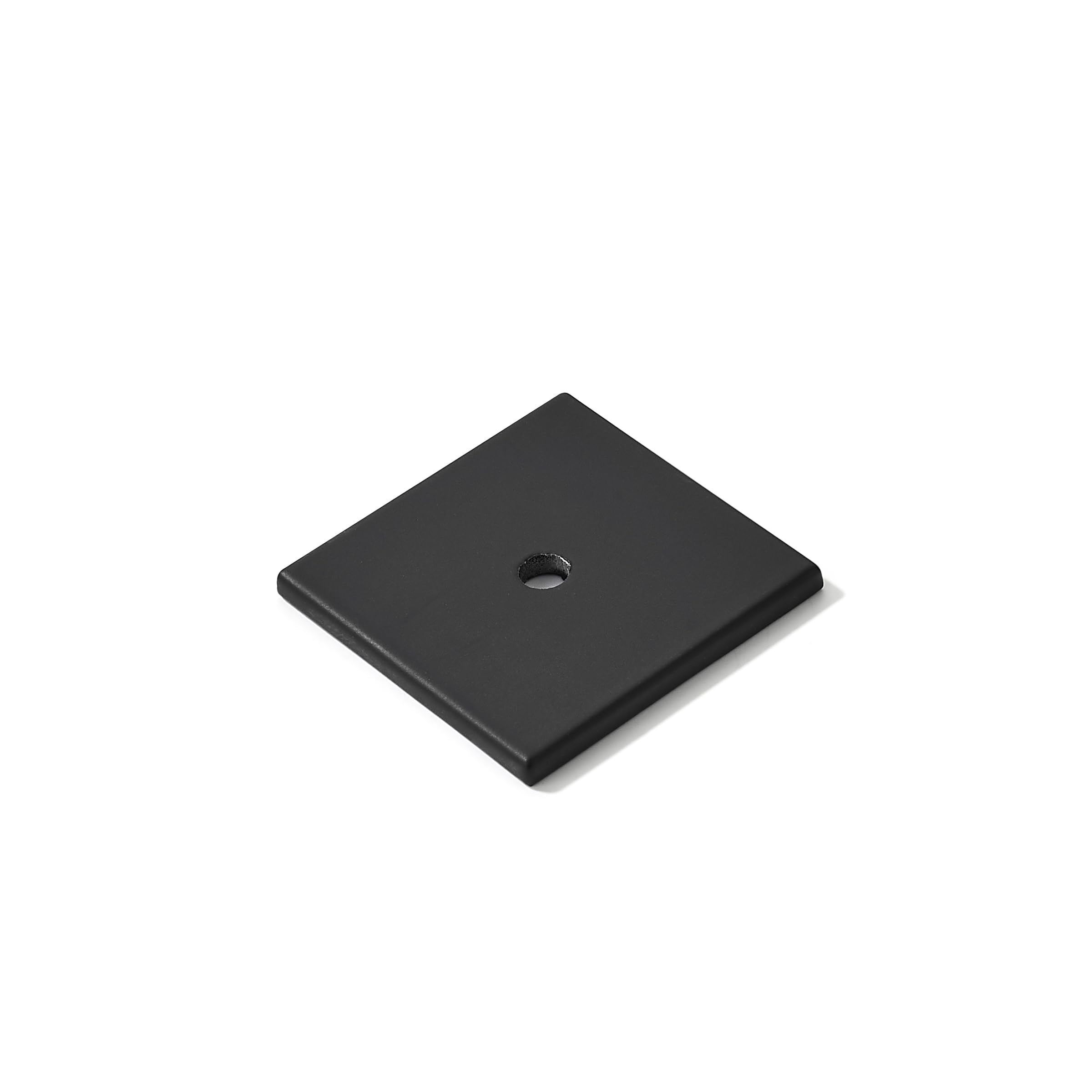 Photo 1 of Khtumeware 10-Pack 1-1/2 Inch Square Backplate for Knobs in Matte Black Cabinet Hardware Knob Backplate/Back Plate