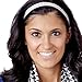 Hipsy 5pk Women's Adjustable NO SLIP Skinny Bling Glitter Headband Multi Gift Pack (Gold/Black/Silver/Brown/White)