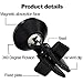 MUniqe Universal Magnetic Cell Phone Holder for Car Air Vent,Car Phone Mount Suitable for iPhone X 8/7/7Plus/6s/6Plus/5S, Galaxy S5/S6/S7/S8, Google Nexus, LG, Huawei and More Smartphones(Black)