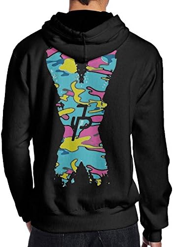 Jake Paul X Camouflage Logo Mens Hoodies Back Print Hooded Sweatshirt