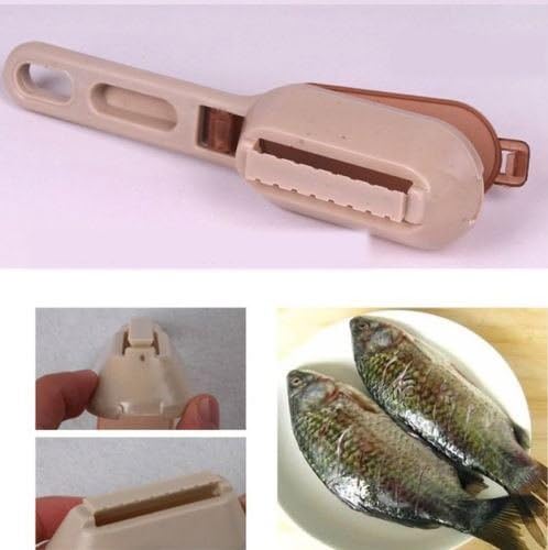 Fish Scales Skin Remover Scaler Fast Cleaner Brush Kitchen Clean Tool Brush
