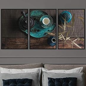 signwin 3 Piece Framed Canvas Wall Art Drinks...