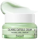 Parnell Panthenol 3.89% | 50ml / 1.69 fl.oz. | Heartleaf Calming Capsule Cream, Acne soothing cream, korea skin care, korea beauty
