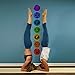 My Wonderful Walls 7 Chakras Energy Centers Wall Decal Set - Yoga Studio Decor, Meditation Decal, Spiritual Gift Idea for Yogis