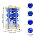Yoland Christmas Ball Shatterproof Painting Hangings Festive Decoration Party Tree Pendants Ornaments for Garden, Party, Indoor and Outdoor Décor Pack of 16pcs (60mm/2.36