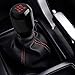Sugeryy JDM Universal 5-Speed Aluminum Manual Shift Knob Lever Nob Gear Stick Shifter Adapter