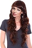 Women's Long Curly Wigs Full Hair Dark Brown Wigs for Holloween/ Cosplay Party