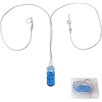 2 Sets Hearing Aid Clip Anti-Lost Lanyard Safety Retainer for Adults and Kids for 7mm & 9mm Silicone Loops with Storage Case