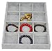 ORIGIA 12 Grids Velvet Jewelry Tray Showcase Display Storage Closet Drawer Organizer
