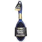 Conair Velvet Touch Round Cushion Based Hair Brush 1 ea ( Pack of 3)