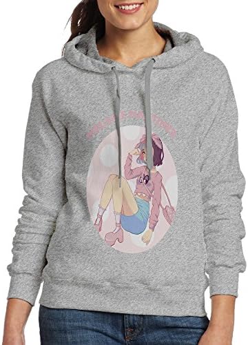 Lennakay Woman's American Music Artist Cry Baby Doll Hoodie Ash S