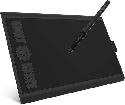 GAOMON M10K Pro 10 x 6.25 Tablet with 8192 Pressure, Battery-Free Pen, OTG