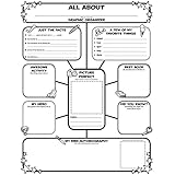 Graphic Organizer Posters: All-About-Me Web: Grades 3-6: 30 Fill-in Personal Posters for Students to Display with Pride