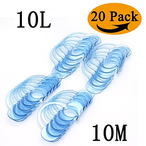 20 Pack Dental Mouth Opener for Speak Out Game/Watch Ya Mouth Cheek Retractor Mouthguard Challenge C-SHAPE Teeth Whitening Intraoral Cheek Lip Retractors