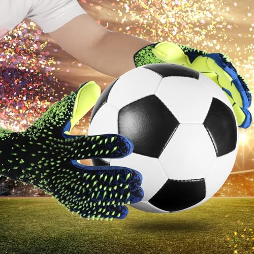 Luvas de goleiro de futebol com forte suporte de aderência