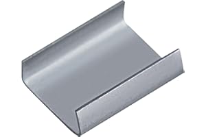 JIADIstrap Open (Snap-on) Seals for 3/4" Width Steel Strapping Galvanized Rust Prevention Metal Clips for Heavy Pallet Banding Packaging(1000)