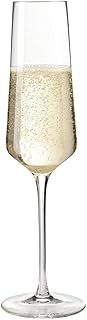 Leonardo Puccini Sekt-Gläser, Sekt-Kelch mit gezogenem Stiel, spülmaschinengeeignete Prosecco-Gläser, 6-er Set, 280 ml, 069550