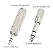EBOOT 4 Pieces Headphone Adapter 6.35 mm (1/4 Inch) Male to 3.5 mm Female and Audio Stereo Plug 3.5 mm Male to 6.35 mm (1/4 Inch) Female Stereo Jack Adapter for Player, Headphone,Guitar Amplifier