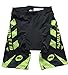 Biking Shorts Pockets Free Riding Pants with Padding Underwear Bicycle Bottoms US M Green