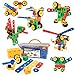 USA Toyz Boltz STEM Building Toys - 101 Pc Construction Set, Educational Toys for Kids with Engineering Blocks, Bolts, Wheels and Ratchet primary