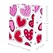 Hallmark Medium Valentine's Day Gift Bags Assortment (Hearts, 3 Pack)