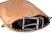 Men's Genuine Leather Dress Belt, Reversible Belt for Men Black/Brown Adjustable Size Up to Size 44