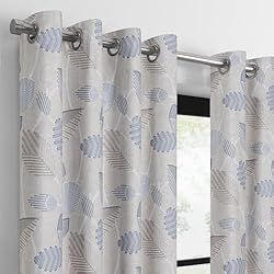 Eclipse 100% Blackout Curtain, Larissa Leaf Grommet