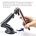 Dockem Minikin Magno Mount 3.0 Series: Minimalist Magnetic Wall and Car Mount with Adhesive Base, Magnet Head: Slim Form Phone Holder Black